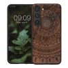 Kwmobile калъф за Samsung Galaxy S23, кафяв, дърво/силикон, 61685.03