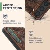 Kwmobile калъф за Samsung Galaxy S23, кафяв, дърво/силикон, 61685.03