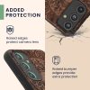 Kwmobile Кейс за Samsung Galaxy A54 5G, Кафяв, Дървен/Силиконов, 60799.04