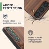 Kwmobile калъф за Samsung Galaxy S23 Plus, кафяв, дърво/силикон, 61686.01