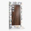 Kwmobile калъф за Samsung Galaxy S23 Plus, кафяв, дърво/силикон, 61686.01