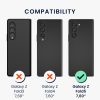 Kwmobile калъф за Samsung Galaxy Z Fold5, черен, пластмасов, 61679.01