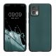 Kwmobile калъф за Motorola Edge 30 Neo, зелен, силиконов, 61680.14