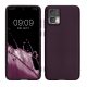 Kwmobile калъф за Motorola Edge 30 Neo, тъмно лилав, силиконов, 61680.115