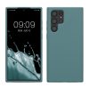 Kwmobile калъф за Samsung Galaxy S22 Ultra, зелен, силиконов, 56765.206
