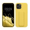 Kwmobile калъф за Apple iPhone 12/iPhone 12 Pro, жълт, силиконов, 58283.165