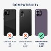 Kwmobile Калъф за Ulefone Note 16 Pro, Черен, Текстил/Силикон, 61723.73
