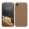 Kwmobile калъф за Apple iPhone XR, кремав, силиконов, 49983.246