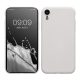 Kwmobile калъф за Apple iPhone XR, бял, силиконов, 49983.48