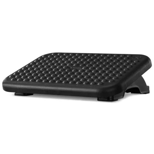 Suport picioare reglabil Navaris, 43x31 cm, 2 trepte, 0-18, birou, negru, plastic