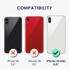 Kwmobile калъф за Apple iPhone XS Max, кремав, силиконов, 45909.246