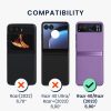 Kwmobile калъф за Motorola Razr 40, черен, пластмасов, 61721.01