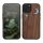 Kwmobile калъф за Apple iPhone 14, кафяв/многоцветен, дърво/силикон, 59124.05