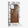 Kwmobile калъф за Apple iPhone 14, кафяв/многоцветен, дърво/силикон, 59124.05