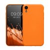 Kwmobile калъф за Apple iPhone XR, оранжев, силиконов, 49983.15