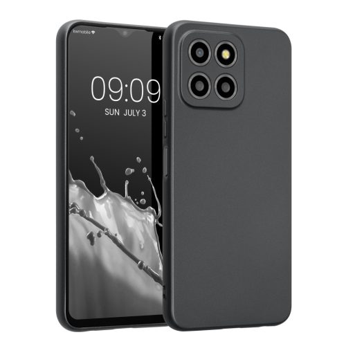 Kwmobile калъф за Honor X8 5G/X6/70 Lite 5G, сив, силиконов, 59880.232