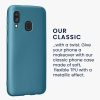 Kwmobile калъф за Samsung Galaxy A40, син, силиконов, 48546.251