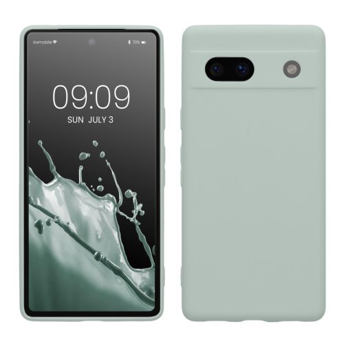 Kwmobile калъф за Google Pixel 7a, светло зелен, силиконов, 61598.2