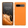 Kwmobile калъф за Google Pixel 7a, оранжев, силиконов, 61614.15