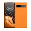 Kwmobile калъф за Google Pixel 7a, оранжев, силиконов, 61614.15