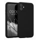 Kwmobile калъф за Apple iPhone 11, черен, силиконов, 59349.01