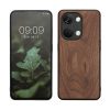 Kwmobile калъф за OnePlus Nord 3 5G, кафяв, дърво/силикон, 61770.18