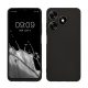 Kwmobile калъф за Tecno Spark 10, черен, силиконов, 61755.47
