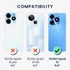 Kwmobile калъф за Tecno Spark 10, черен, силиконов, 61755.47