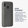 Kwmobile калъф за Samsung Galaxy A40, сив, силиконов, 48546.232