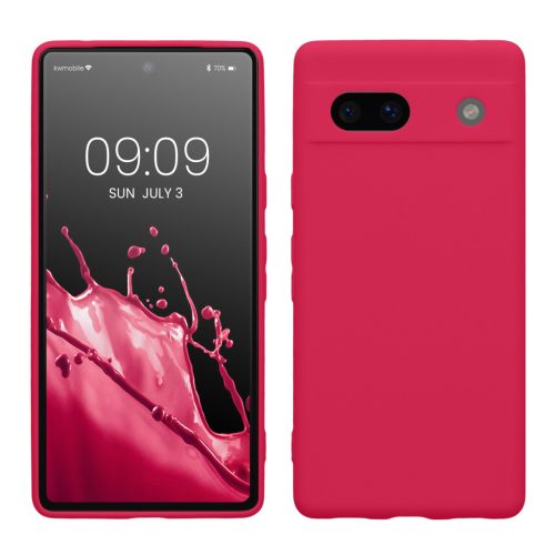 Kwmobile калъф за Google Pixel 7a, розов, силиконов, 61598.77