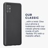 Kwmobile калъф за Samsung Galaxy A51, сив, силиконов, 51201.232
