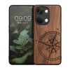 Kwmobile калъф за OnePlus Nord 3 5G, кафяв, дърво/силикон, 61771.01