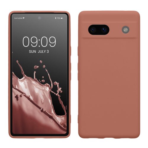 Kwmobile калъф за Google Pixel 7a, розов, силиконов, 61598.193