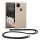 Kwmobile калъф с връзка за връзка за Google Pixel 4a, кремав, силиконов, 53842.16