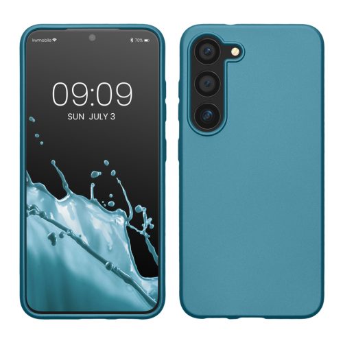 Kwmobile калъф за Samsung Galaxy S23, син, силиконов, 60312.251