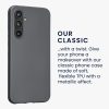 Kwmobile калъф за Samsung Galaxy A54 5G, сив, силиконов, 60797.232