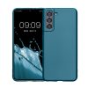 Kwmobile калъф за Samsung Galaxy S21, син, силиконов, 54057.251