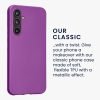 Kwmobile калъф за Samsung Galaxy A54 5G, лилав, силиконов, 60797.24
