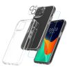 Комплект калъф и 2 защитни фолиа за предна част/камера за Apple iPhone 14, прозрачен, пластмаса/закалено стъкло, 61824.03