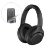 Каишка за слушалки Kwmobile за Sony WH-CH520, черна, еко кожа, 61792.01