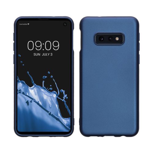 Kwmobile калъф за Samsung Galaxy S10e, син, силиконов, 47575.64