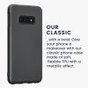 Kwmobile калъф за Samsung Galaxy S10e, сив, силиконов, 47575.232
