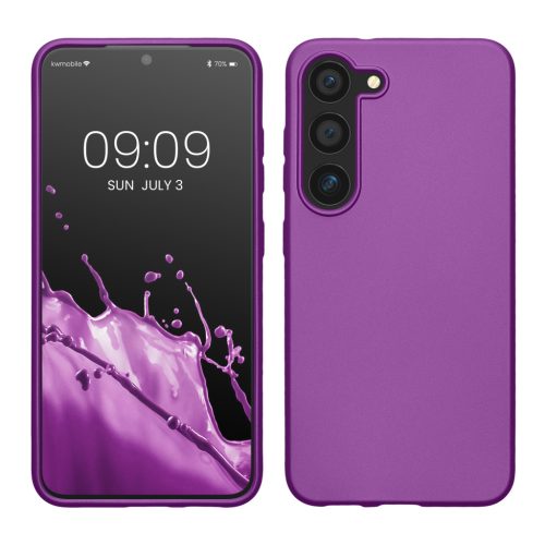 Kwmobile калъф за Samsung Galaxy S23, лилав, силиконов, 60312.24