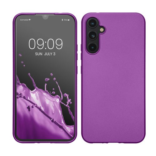 Kwmobile калъф за Samsung Galaxy A34 5G, лилав, силиконов, 60810.24