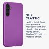 Kwmobile калъф за Samsung Galaxy A34 5G, лилав, силиконов, 60810.24