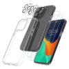 Комплект калъф и 2 защитни фолиа за предна камера/камера за Apple iPhone 14 Pro Max, прозрачен, пластмаса/закалено стъкло, 61826.03