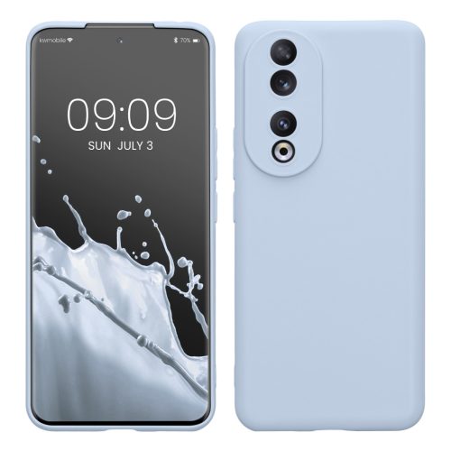 Kwmobile калъф за Honor 90 5G, син, силиконов, 61742.108