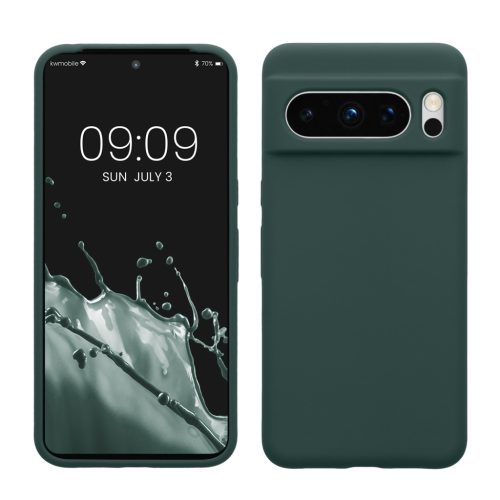 Kwmobile калъф за Google Pixel 8 Pro, зелен, силиконов, 61854.171
