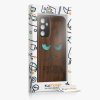 Kwmobile калъф за Samsung Galaxy A14 5G, кафяв, дърво/силикон, 60817.08