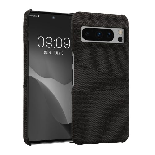 Kwmobile калъф за Google Pixel 8 Pro, тъмносив, текстил/пластмаса, 61884.19